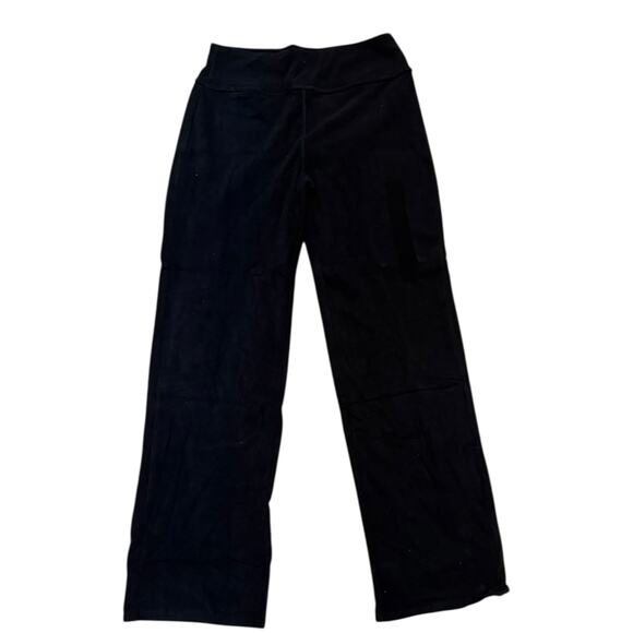 32 Degrees Heat Black Fleece Lounge Pants Pull On Size Medium - Picture 1 of 2